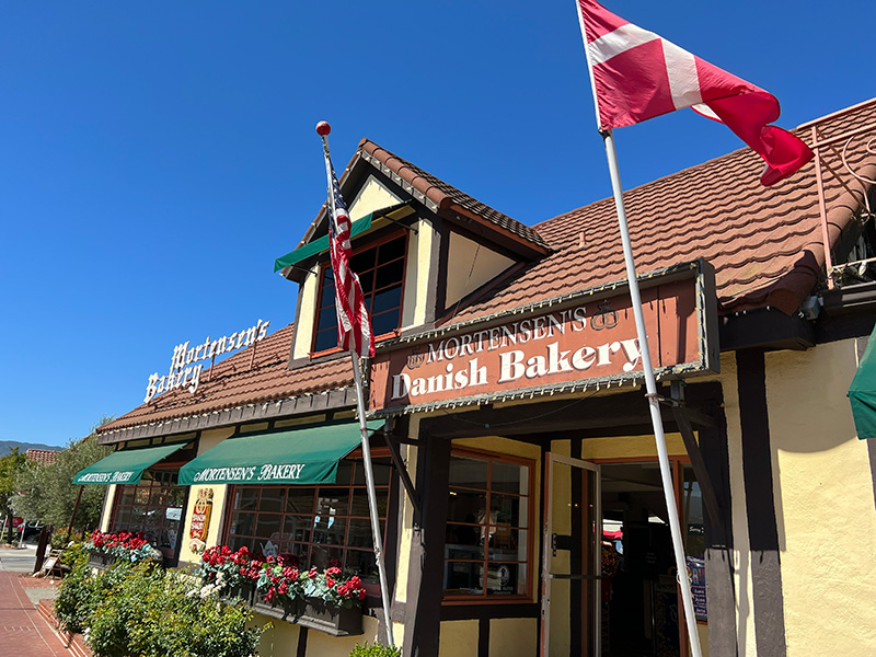 Mortensen's danish bakery in Solvang