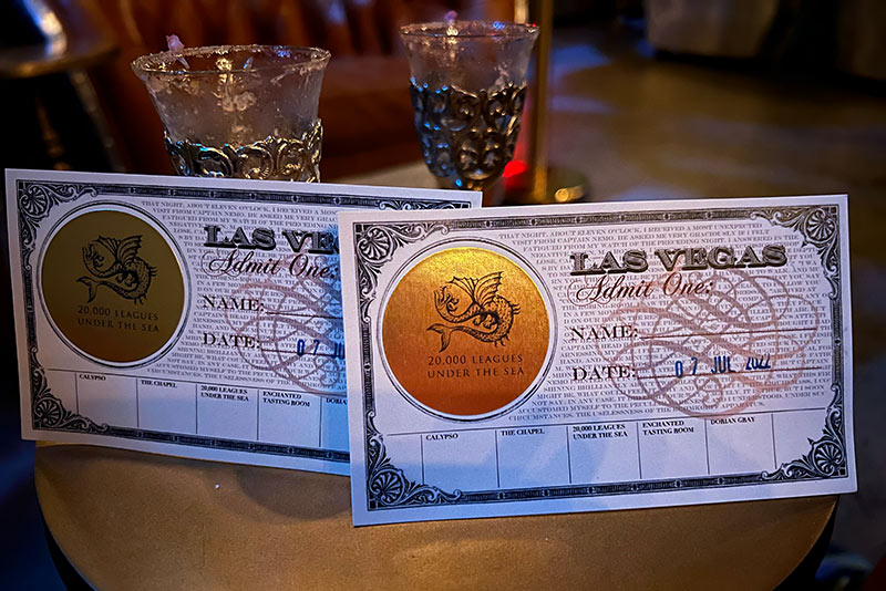 Lost Spirits distillery tickets with 20,000 Leagues dinner seal