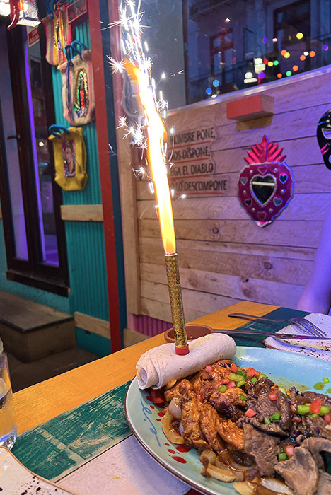 LTJ sparkly fajitas