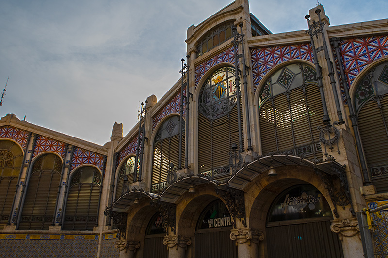 Mercat Central Sunset